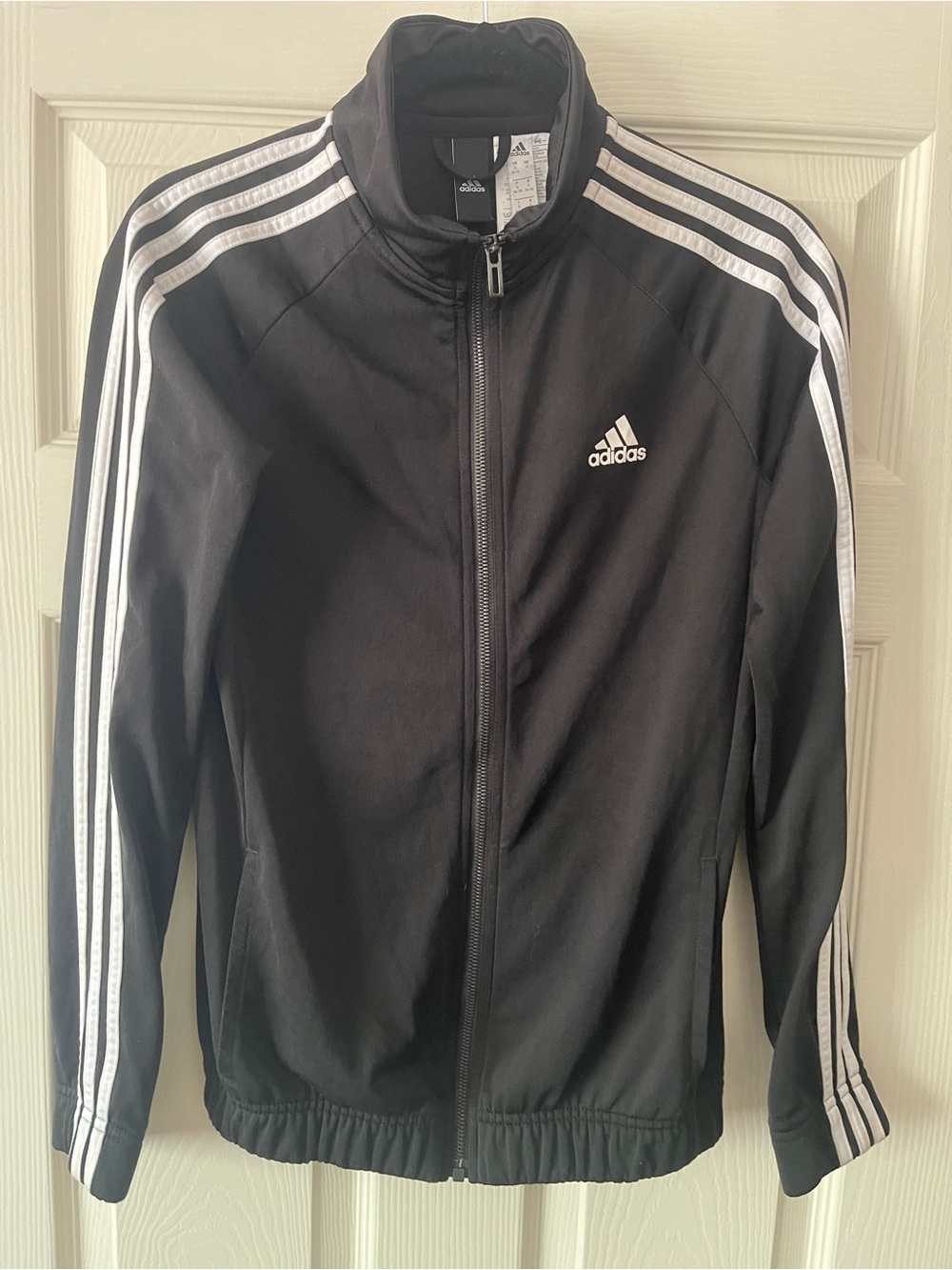 adidas womens 3 stripes Track Jacket